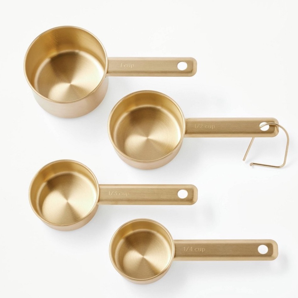 Figmint 4-piece set Stainless Steel Measuring Cups NWT